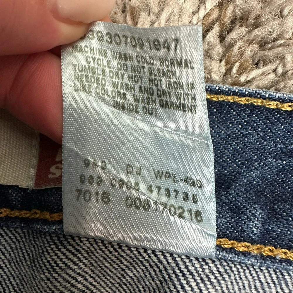 Levis 517 Jeans Mens 40x30 Blue Denim Bootcut Fit Medium Wash Red Tab Cotton y2k